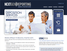 Tablet Screenshot of nextgenreporting.com